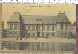 01357 / ⭐ (•◡•) Carte Toilée RENNES 35-Ille Et Vilaine Palais De Justice 1908 / BOUREL 20 - Rennes