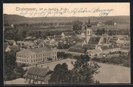 AK Traismauer /N.-Oe., Ortsansicht Aus Der Vogelschau  - Autres & Non Classés