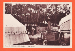 01397 / A Saisir BISCAROSSE 40-Landes La CUISINE Camp Militaires 1930s Photo VIGNES Castets Edit SAUVAGE-Etat PARFAIT - Biscarrosse