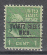 USA Precancel Vorausentwertungen Preo Locals Michigan, Swartz Creek 748 - Preobliterati