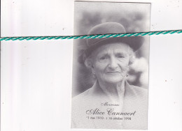 Alice Cannaert, 1910, 1998. Foto Dameshoed - Obituary Notices