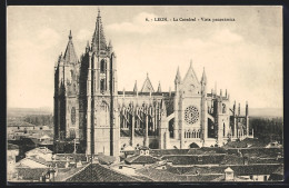 Postal Leon, La Catedral, Vista Panoràmica  - León