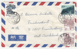 China PRC Letter Cover Posted 1987? To Germany BRD B240510 - Lettres & Documents