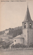 CPA SUISSE MONTANA-VILLAGE EGLISE ET HOTEL D'ANGLETERRE - Otros & Sin Clasificación