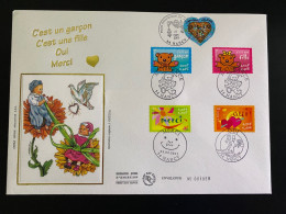 Enveloppe 1er Jour GF Soie "Timbres Naissance Et Messages" - 23/03/2001 - 3377/3378 - 3379/3380 - 2000-2009