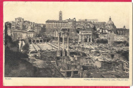 ROMA - FORO ROMANO - FORMATO PICCOLO - VIAGGIATA 1895 PER LA FRANCIA - Altri Monumenti, Edifici