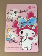 Singapore Nets Flashpay EZ Link Transport Metro Train Subway Card, My Melody, Set Of 1 Used Card - Singapour