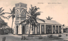 Afrique - Dahomey - Eglise Catholique D'AGOUE - Palmiers - Dahomey
