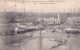EXPOSITION DE TOURCOING 1906                      VUE PANORAMIQUE   +  VIGNETTE - Tourcoing