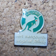 Pin's - Vert Kangourou Rouge De Plaisir - Animales