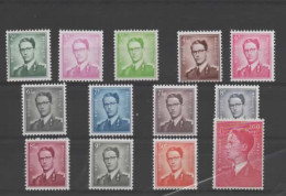 COB 1066/75 - 1958 - SM Le Roi Baudoin - Type Marchand - Unused Stamps