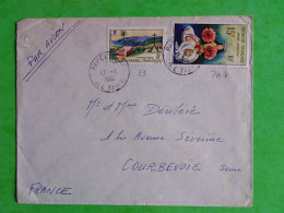 PA 7 +N° 33 SUR LETTRE PAR AVION DE PAPEETE ILE DE TAHITI - Collections, Lots & Séries