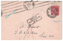 Paris - Avenue D'Orléans - Lettre Pour Paris - Retour Envoyeur - 7 Décembre 1931 ? - Postal Rates