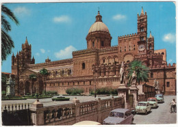 Palermo: FIAT 1100, 600, 1100-103, 1400 - La Cattedrale - (Italia) - Voitures De Tourisme
