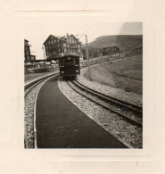 Photo - Chemin De Fer à Crémaillère De La Jungfrau - Station De Kleine  Scheidegg -  14 Juillet 1958 - Orte