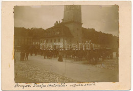 Brasov 1912 - Street Market With Horse Carriage - Roumanie