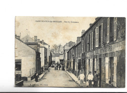 CPA  DPT 87 ST SULPICE LES FEUILLES, RUE DU COMMERCE En 1914! - Saint Sulpice Les Feuilles