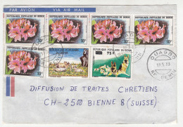 Benin 16 Letter Covers Posted 1979-1988 To Switzerland B240510 - Benin – Dahomey (1960-...)