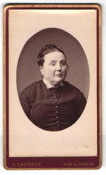 Photo J. Laporte, Vitry-le-Francois, Ältere Dame Avec Hochsteckfrisur  - Anonyme Personen