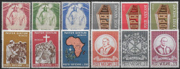 1969 Vaticano Complete Year 12v. MNH - Otros & Sin Clasificación