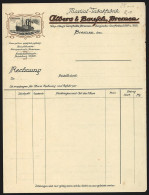 Rechnung Bremen, Albers & Bausch, Martial-Tabakfabrik, Der Dampfer Turmfalke  - Otros & Sin Clasificación