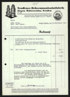 Rechnung Neuffen /Württ. 1940, Eugen Müllerschön, Neuffener Ochsenmaulsalatfabrik, Ansicht Der Container  - Altri & Non Classificati