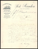 Facture St. Etienne 1902, Roch Randon, Quincaillerie, Articles De Ménage, 5 Rue Du Grand-Molin, Ein Dreimaster  - Altri & Non Classificati