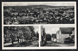 AK Weinsheim / Bad Kreuznach, Hauptstrasse, Am Bach, Ortsansicht  - Bad Kreuznach