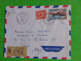 N° 295 / 301 SUR LETTRE RECOMMANDÉE PAR AVION DE NOUMEA NOUVELLE CALEDONIE - Collections, Lots & Séries