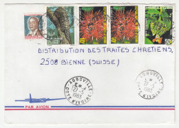 Cote D'Ivoire 12 Letter Covers Posted 1979-1988 To Switzerland B240510 - Côte D'Ivoire (1960-...)
