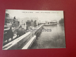 75 Paris - Crue De La Seine  - Pont De L'Archevêché Le 28 Janvier 1910 - Paris Flood, 1910