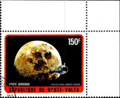 Burkina Hte-Volta Avion Obl Yv:138 Mi:430 Arrivée Dans L'ordite Lunaire Coin D.feuille (Beau Cachet Rond) - Opper-Volta (1958-1984)