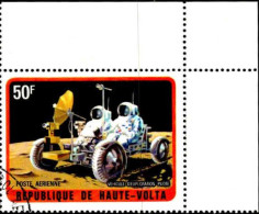 Burkina Hte-Volta Avion Obl Yv:135 Mi:427 Vehicule D'exploration Pilote Coin D.feuille (Beau Cachet Rond) - Opper-Volta (1958-1984)