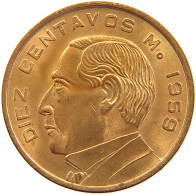 MEXICO 10 CENTAVOS 1959 #s105 0221 - Messico