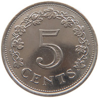 MALTA 5 CENTS 1976 #s105 0099 - Malte