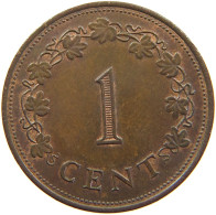 MALTA 1 CENT 1977 #s105 0151 - Malte