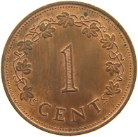 MALTA 1 CENT 1977 #s105 0145 - Malte