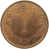 MALTA 1 CENT 1972 #s105 0143 - Malte