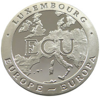 LUXEMBOURG ECU 1992 SILVER 29G 39MM PROOF #sm14 0881 - Luxemburg