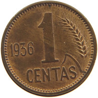 LITHUANIA CENTAS 1936 #s105 0577 - Litouwen