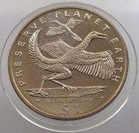 LIBERIA DOLLAR 1993 ARCHAEOPTERYX #sm14 0193 - Liberia