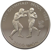 KOREA SOUTH 2000 WON 1986 PROOF #sm14 0959 - Coreal Del Sur