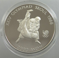 KOREA SOUTH 2000 WON 1987 PROOF #sm14 0153 - Corea Del Sud