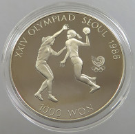 KOREA SOUTH 1000 WON 1987 PROOF #sm14 0237 - Korea, South