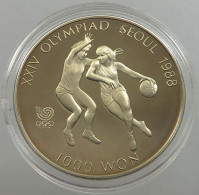 KOREA SOUTH 1000 WON 1986 PROOF #sm14 0255 - Korea (Süd-)