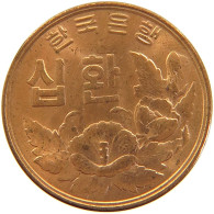 KOREA 10 HWAN 4294 #s105 0397 - Corea Del Sud