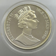 ISLE OF MAN CROWN 1986 SILVER PROOF #sm14 0213 - Eiland Man