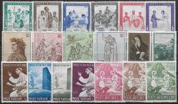 1965 Vaticano Complete Year 19v. MNH - Andere & Zonder Classificatie