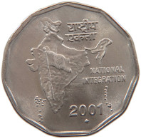 INDIA 2 RUPEES 2001 #s105 0055 - India