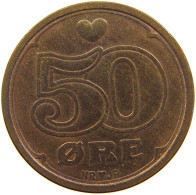 DENMARK 50 ÖRE 1989 #s105 0271 - Danimarca